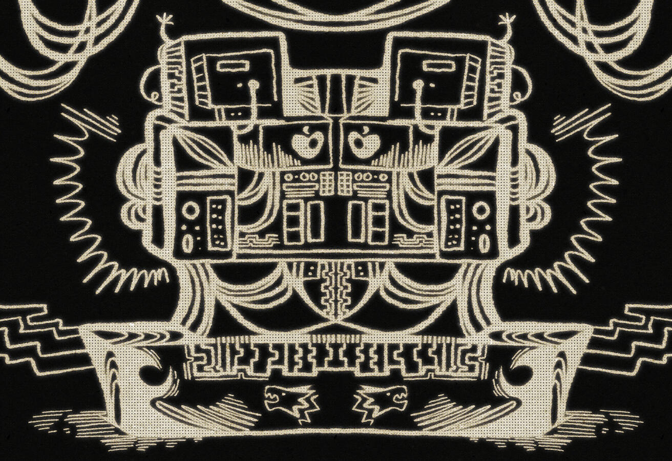 virtual insanity, 2022. digital illustration (done in procreate).