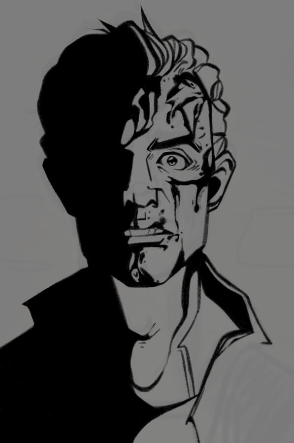 spatter, 2022. digital sketch (done in procreate).