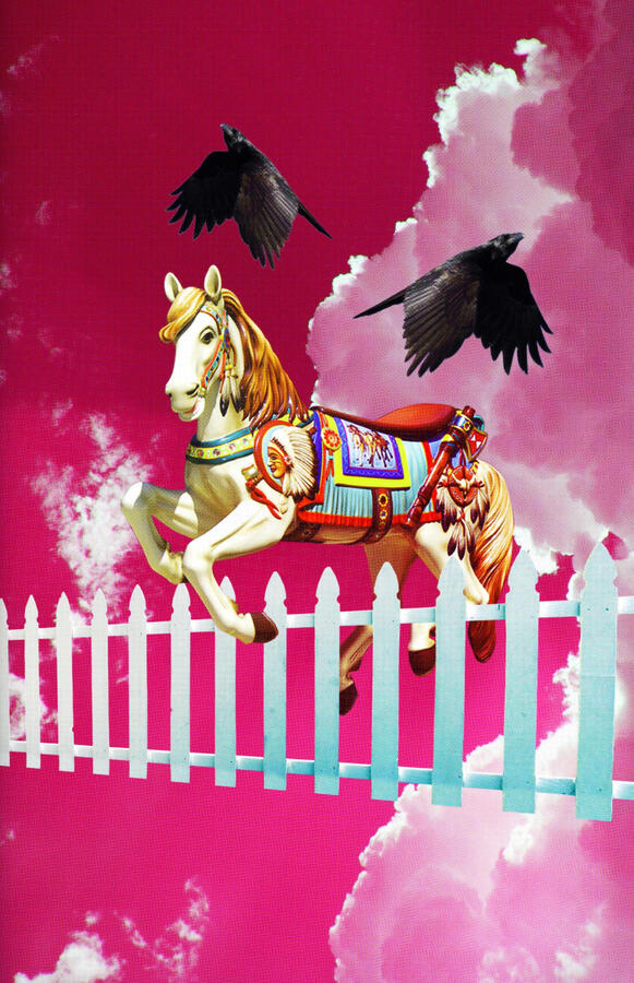 fenced (2/2), 2022. Digital collage (done in photoshop).