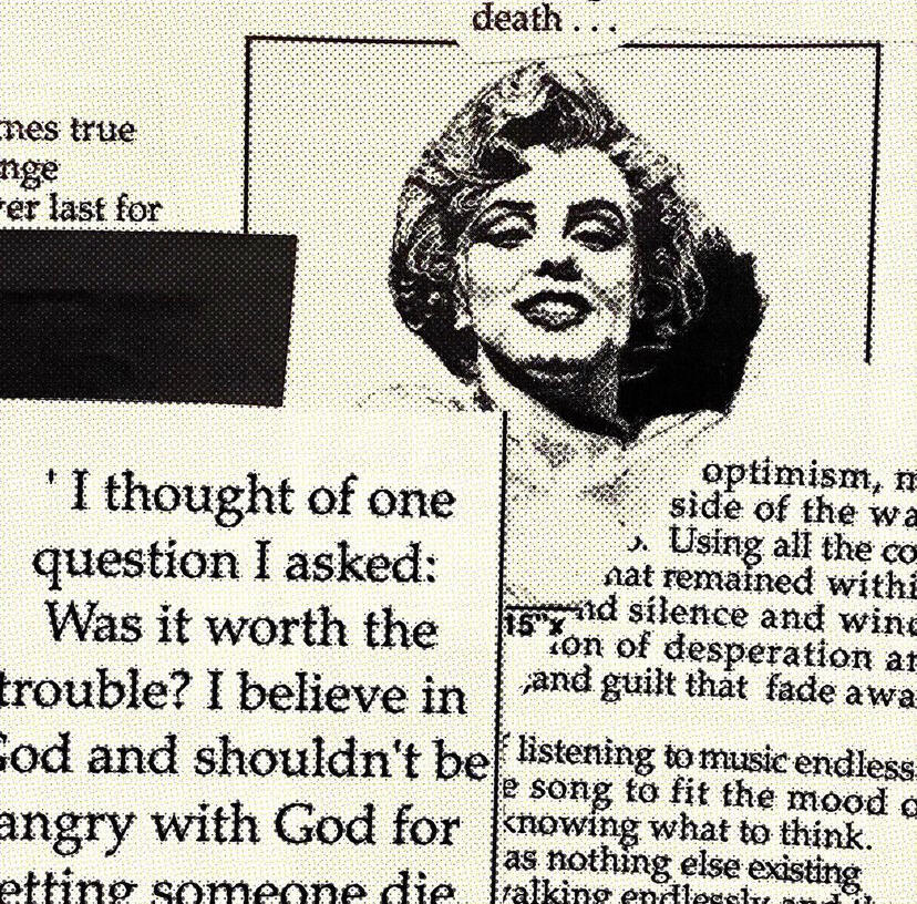 judgement upright (2/3), 2021. collage.