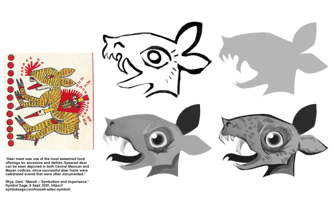 toothy (1/2), 2022. digital sketches (done in procreate).