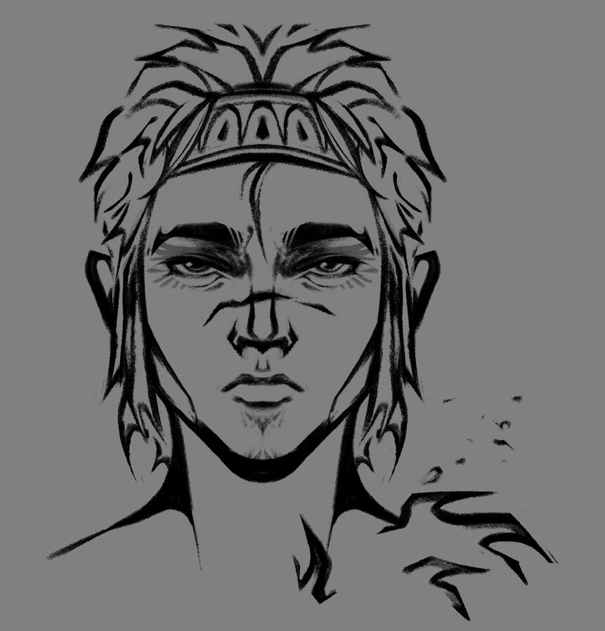 kip (4/5), 2023. concept art (done in procreate).