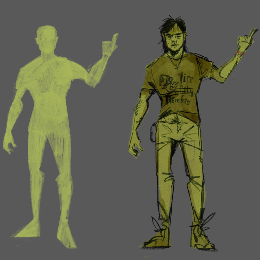 konrad concept, 2022. digital sketch (done in procreate).