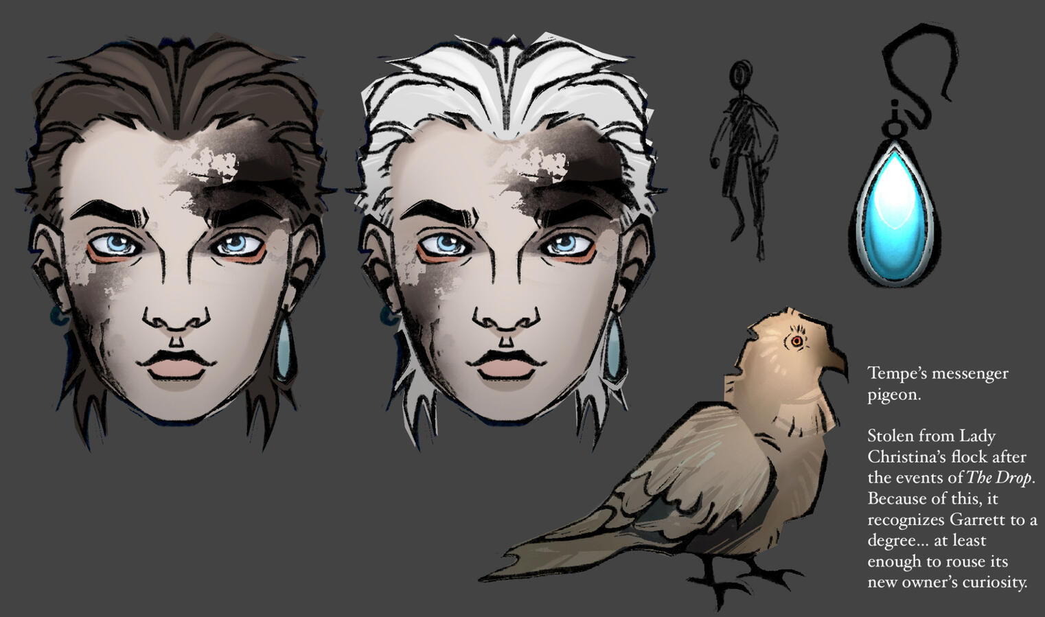 tempe, 2024. concept art (done in procreate).