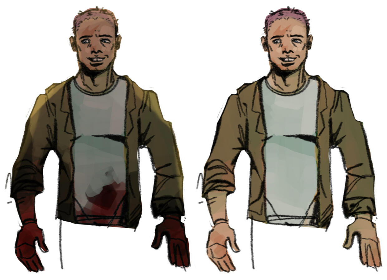 buddy, 2022. digital sketches (done in procreate).